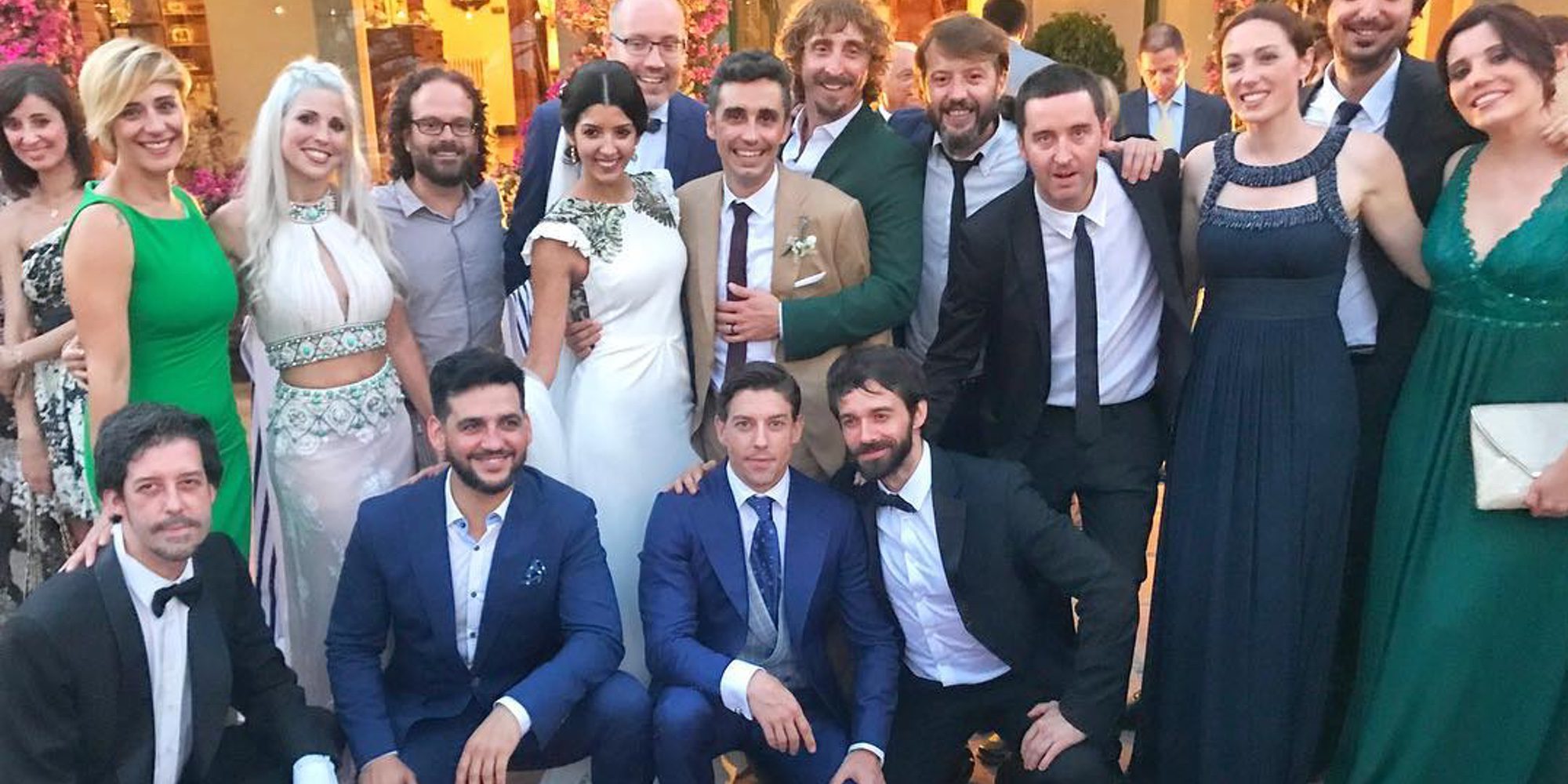 La divertida boda de Canco Rodríguez y Marta Nogal rodeados de amigos