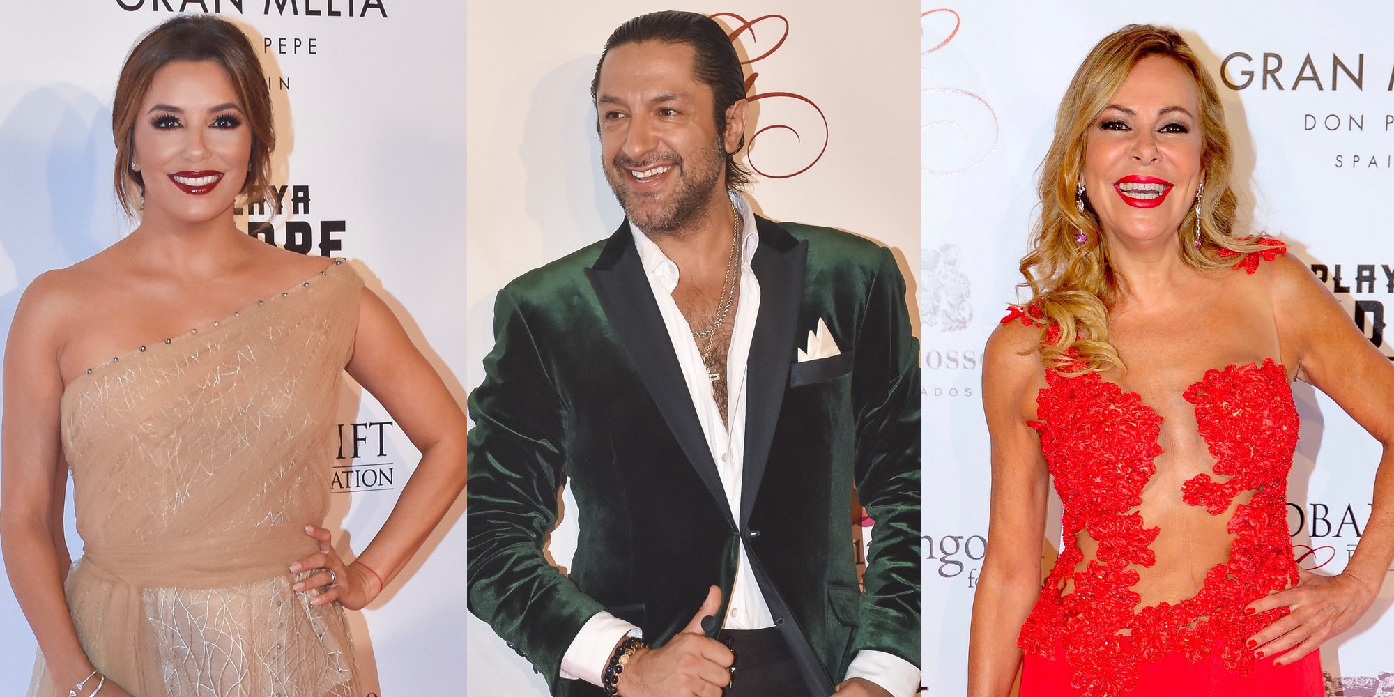 Eva Longoria, Rafael Amargo y Ana Obregón, protagonistas de la Global Gift de Marbella 2017