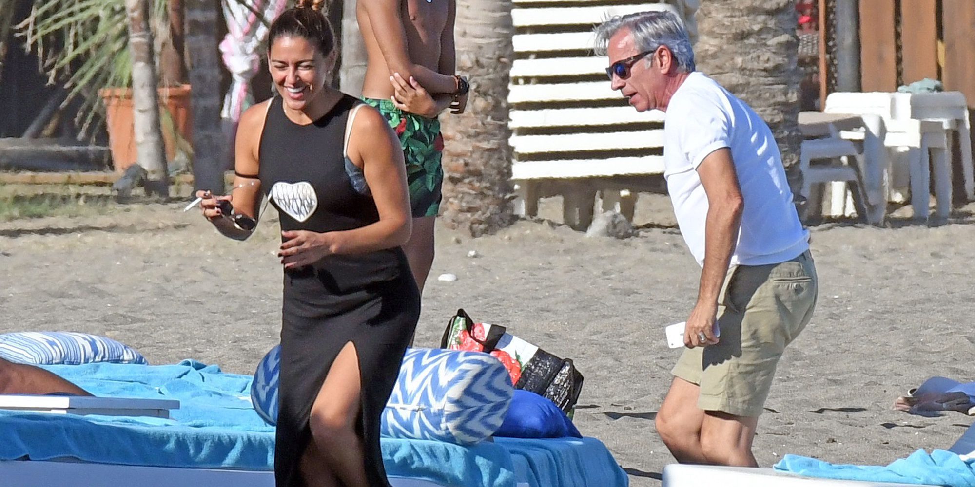 Imanol Arias e Irene Meritxell celebran su reconciliación en Marbella con Valeria Mazza y Alejandro Gravier