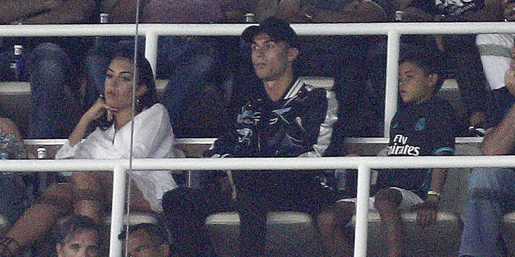 La peor cara de Cristiano Ronaldo y Georgina Rodríguez en el partido de la Supercopa de España