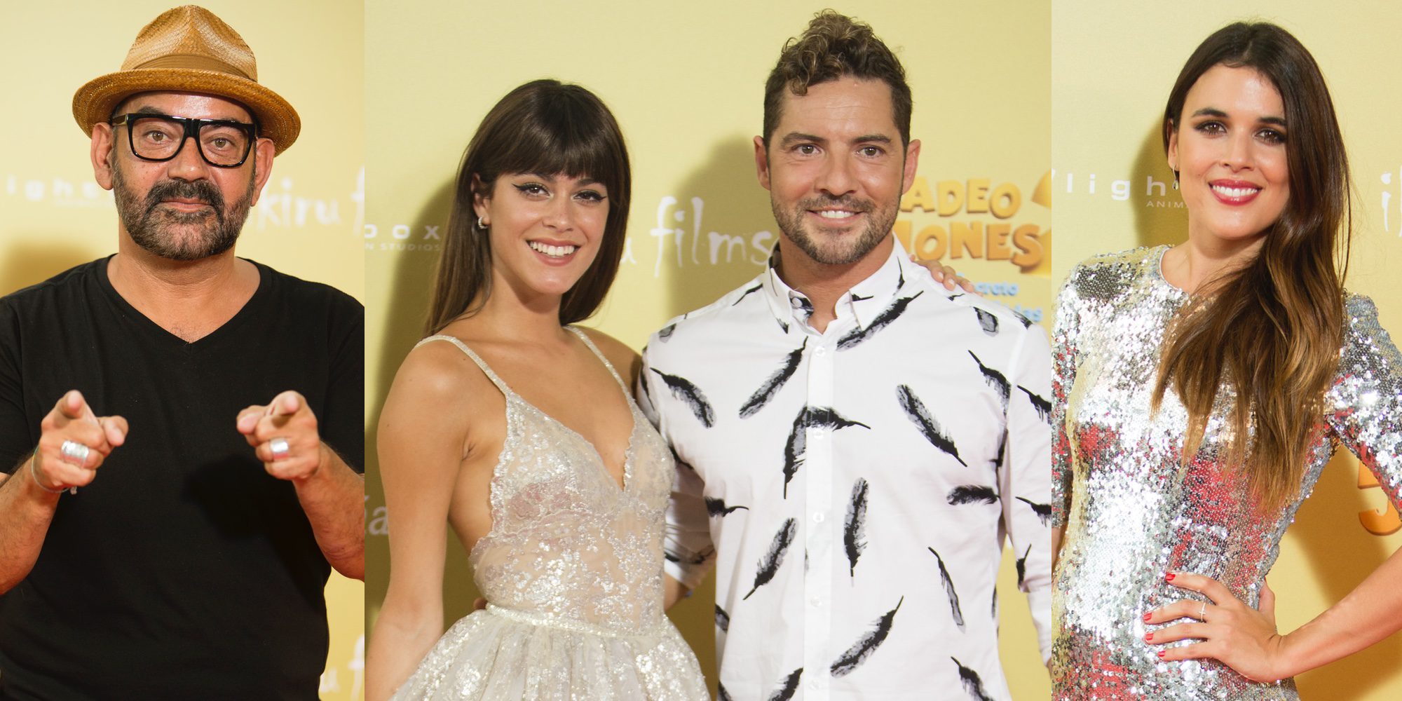 David Bisbal, Tini Stoessel o Adriana Ugarte brillan con luz propia en el estreno de 'Tadeo Jones 2'