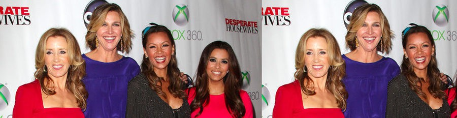 Felicity Huffman, Vanessa Williams y Eva Longoria celebran el final del rodaje de 'Mujeres desesperadas'