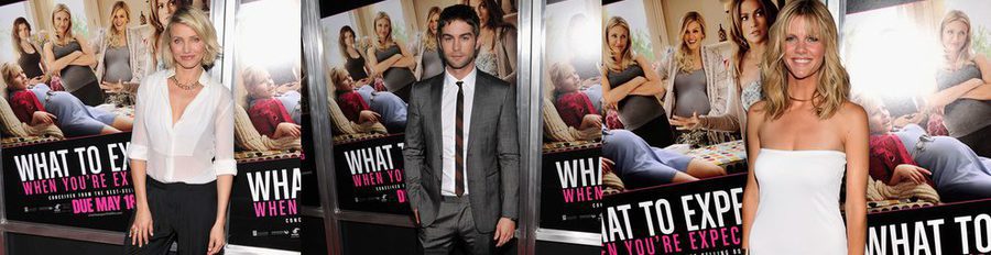 Cameron Diaz, Chace Crawford y Brooklyn Decker estrenan '¿Qué esperar cuando estás esperando'? en Nueva York