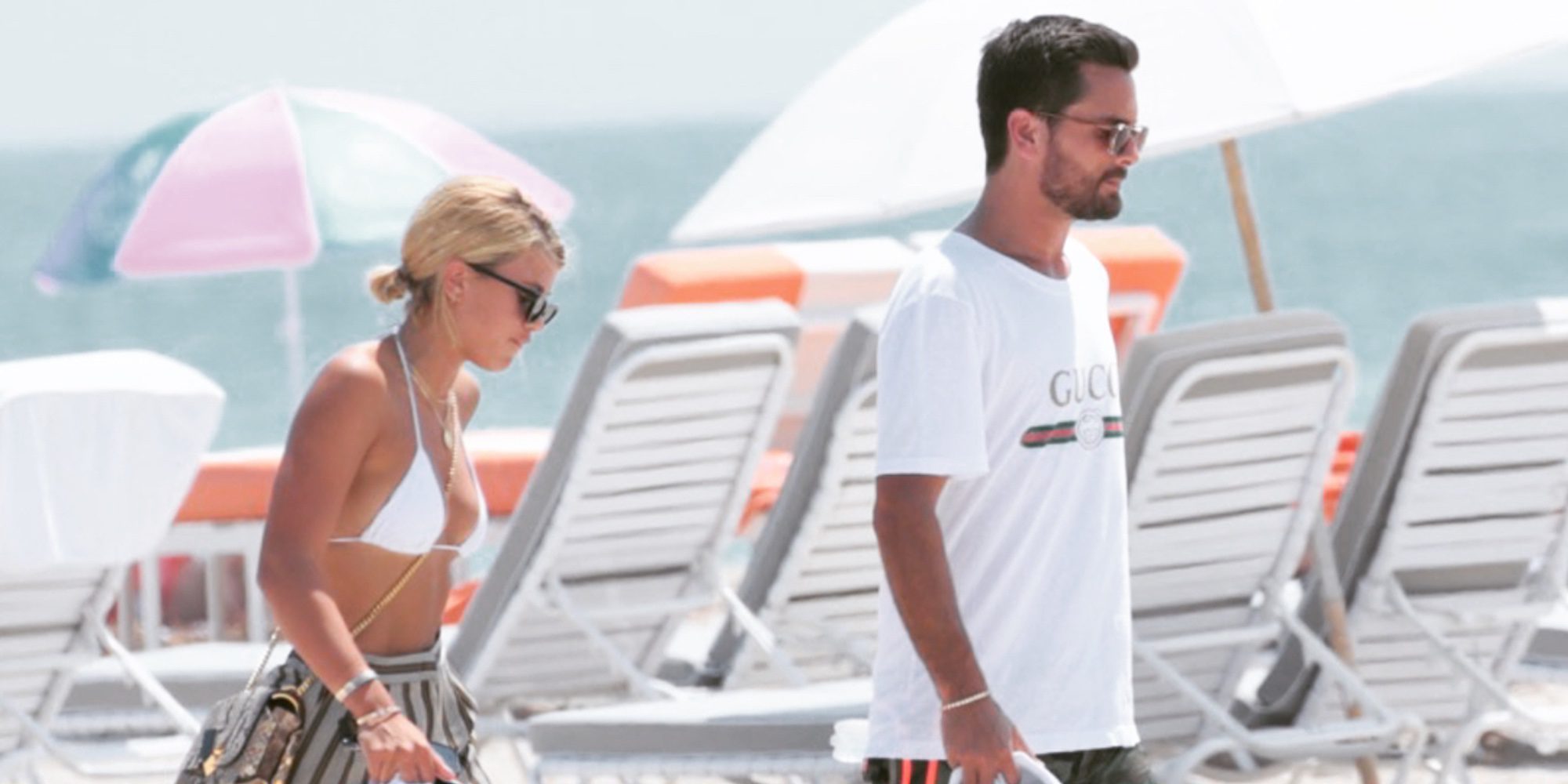 Scott Disick, pillado besando a Sofia Richie en la playa