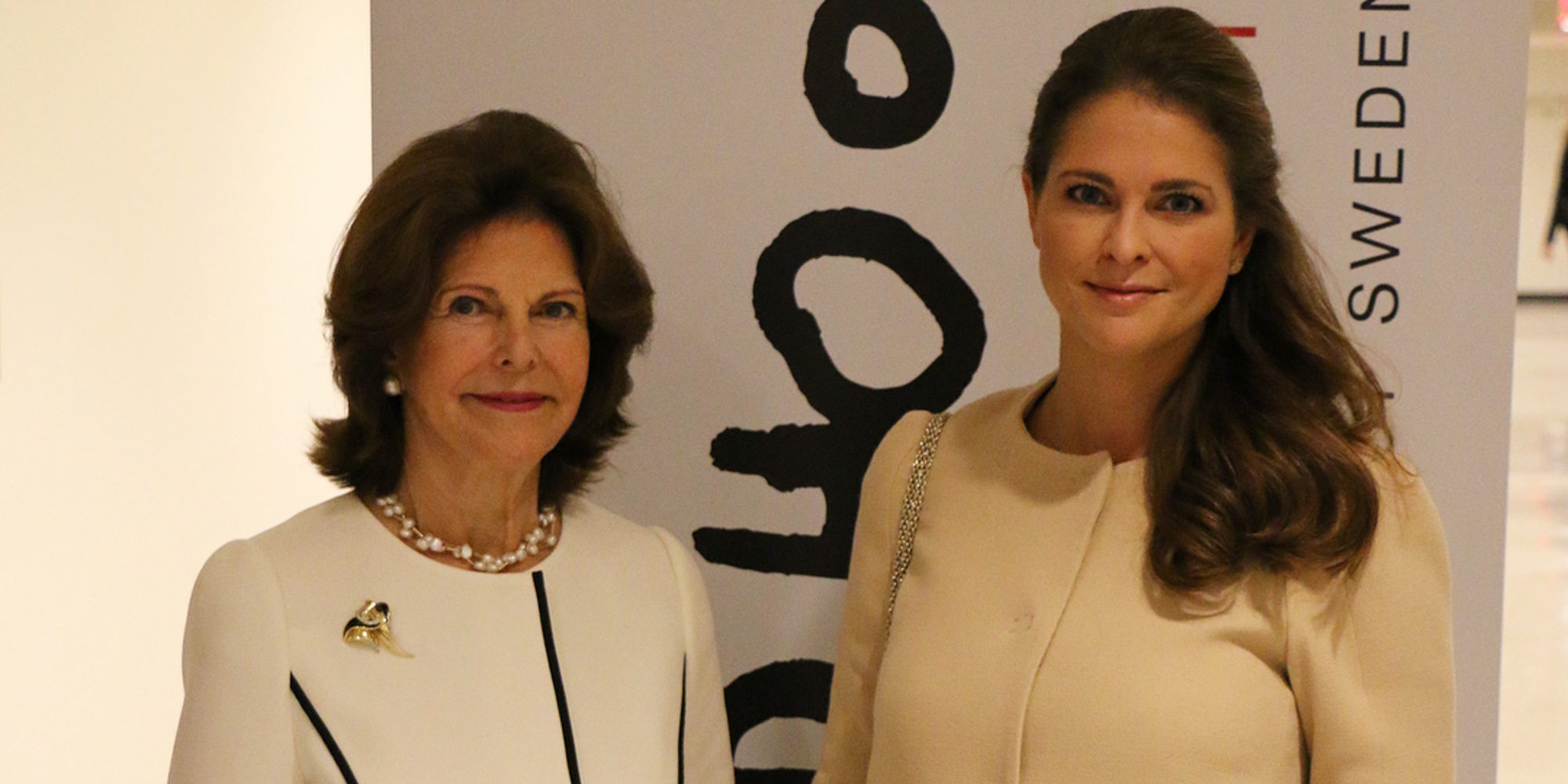 Magdalena de Suecia empieza a lucir embarazo en su vuelta a Nueva York junto a la Reina Silvia