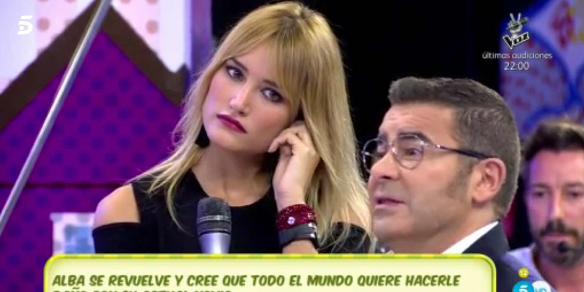 Alba Carrillo, a la gresca con Rafa Mora en 'Sálvame' por insinuar que había tonteado con Iván González