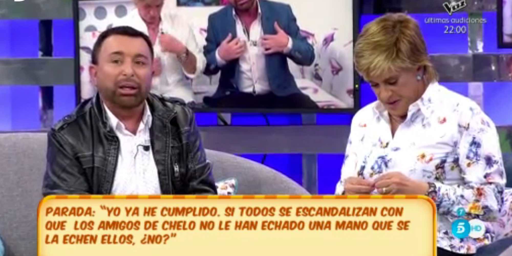 El indiscreto comentario de Chelo García Cortés sobre el físico de José Manuel Parada