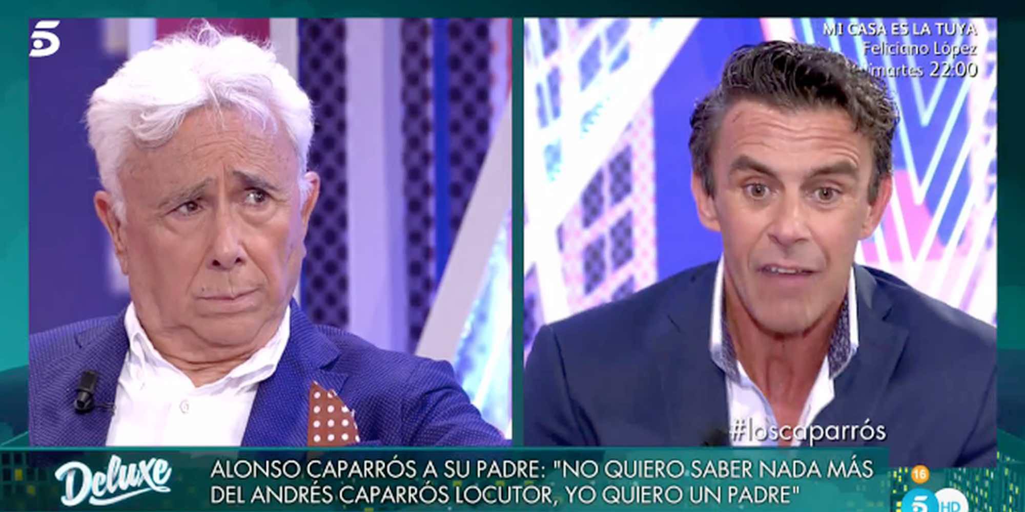 Andrés Caparrós: "No quiero ver a mi hijo Alonso y no quiero saber nada"