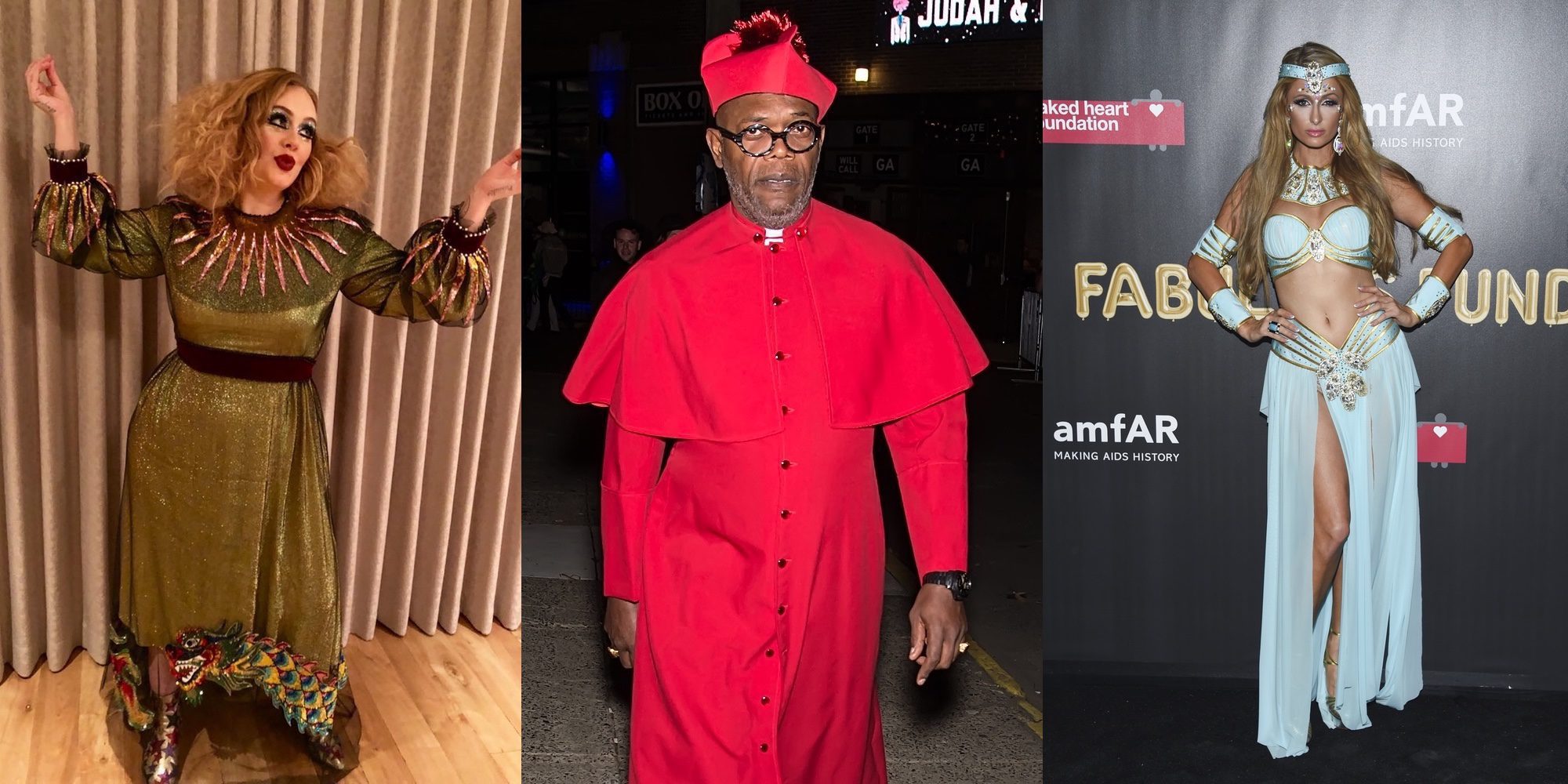 Adele, Samuel L. Jackson, Paris Hilton y las Kardashian sorprenden con sus disfraces de Halloween 2017