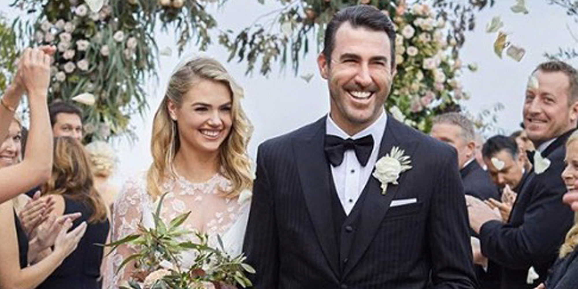 Kate Upton y Justin Verlander publican por fin la foto de su boda