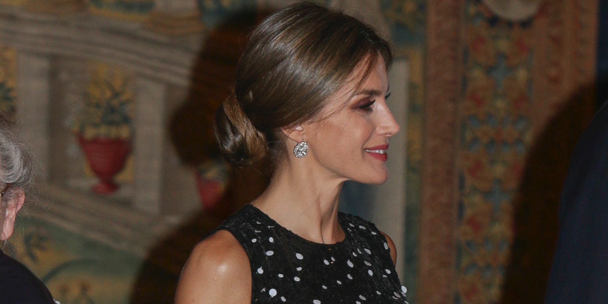 La Reina Letizia recupera la sonrisa: brilla con luz propia en la cena de despedida al presidente de Israel