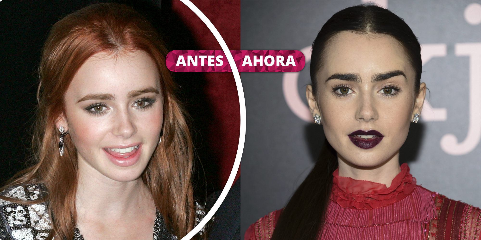 Así ha cambiado Lily Collins: La evolución de la imagen de la actriz británica