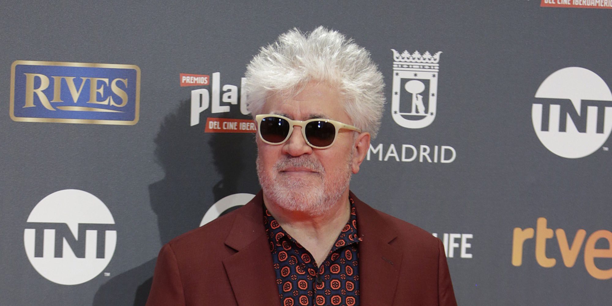 Pedro Almodóvar y su novio Fernando Iglesias posan juntos por primera vez