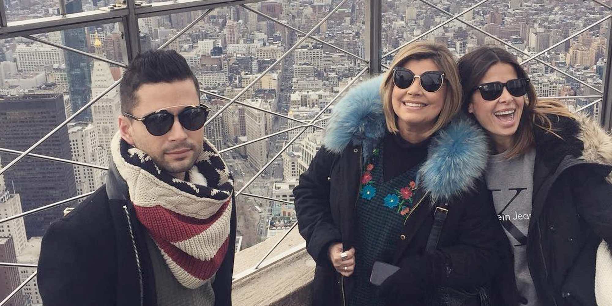 'Las Campos': Terelu Campos cambia las porras por los perritos calientes en Nueva York