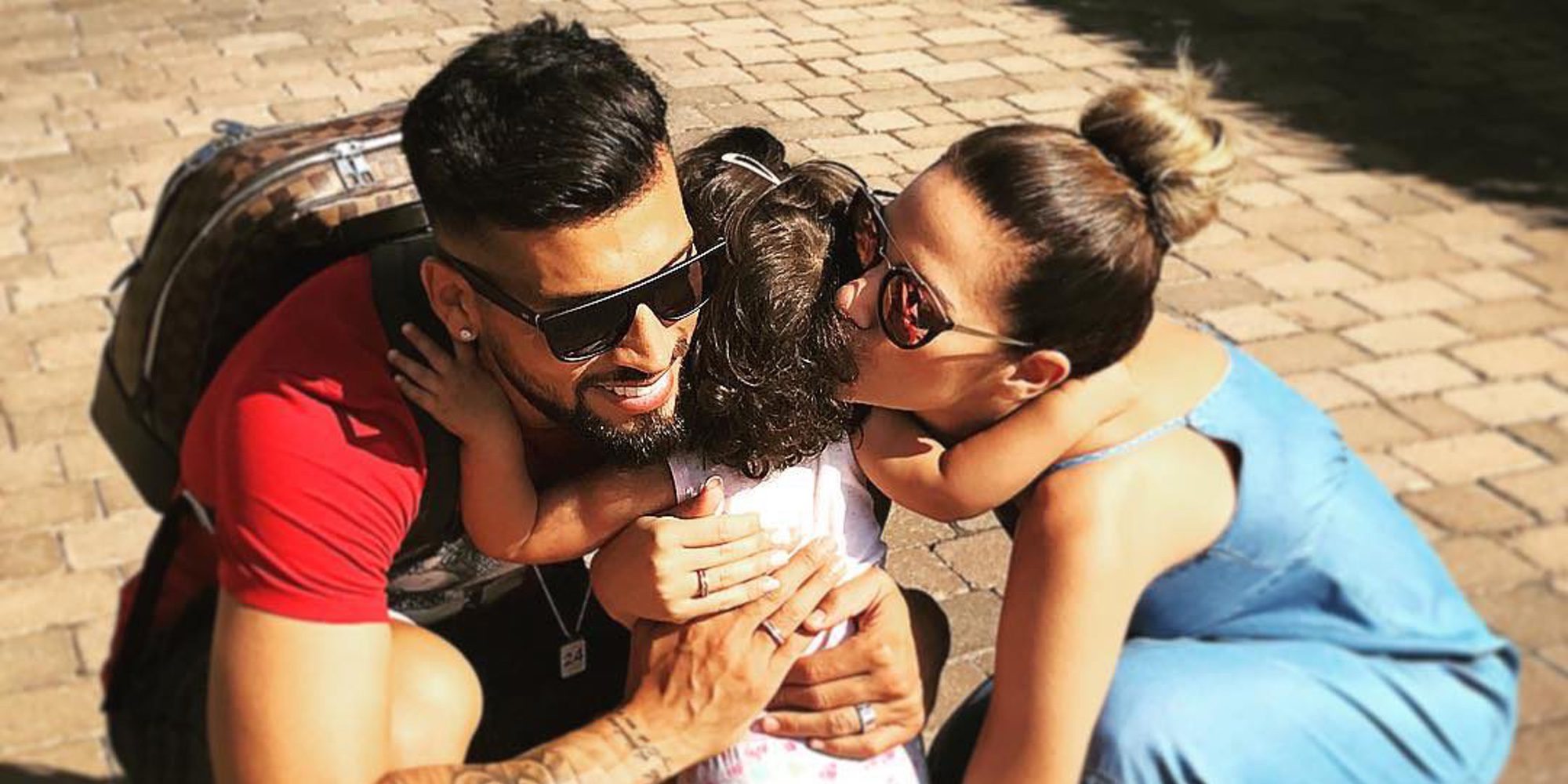 Ezequiel Garay se tatúa la cara de su hija Shaila