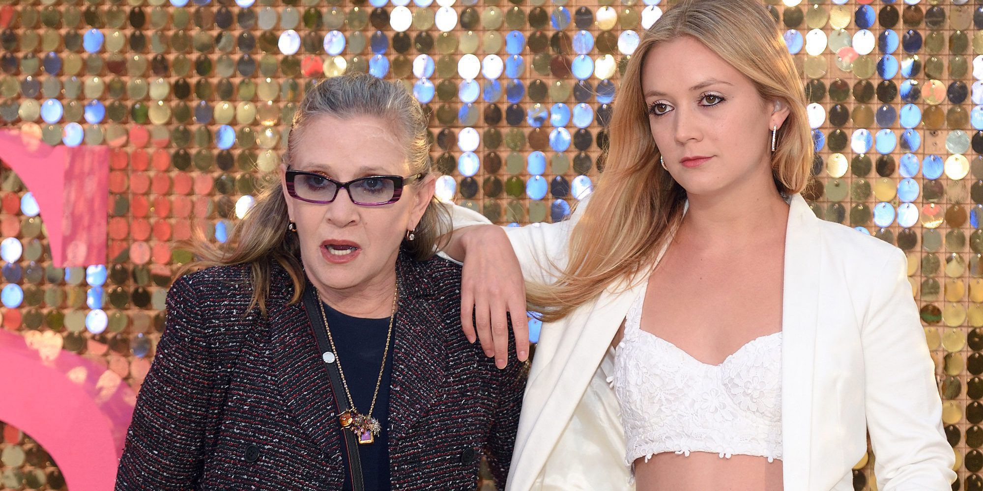 El homenaje de Billie Lourd a su madre Carrie Fisher en el estreno de 'Star Wars: Los últimos Jedi'