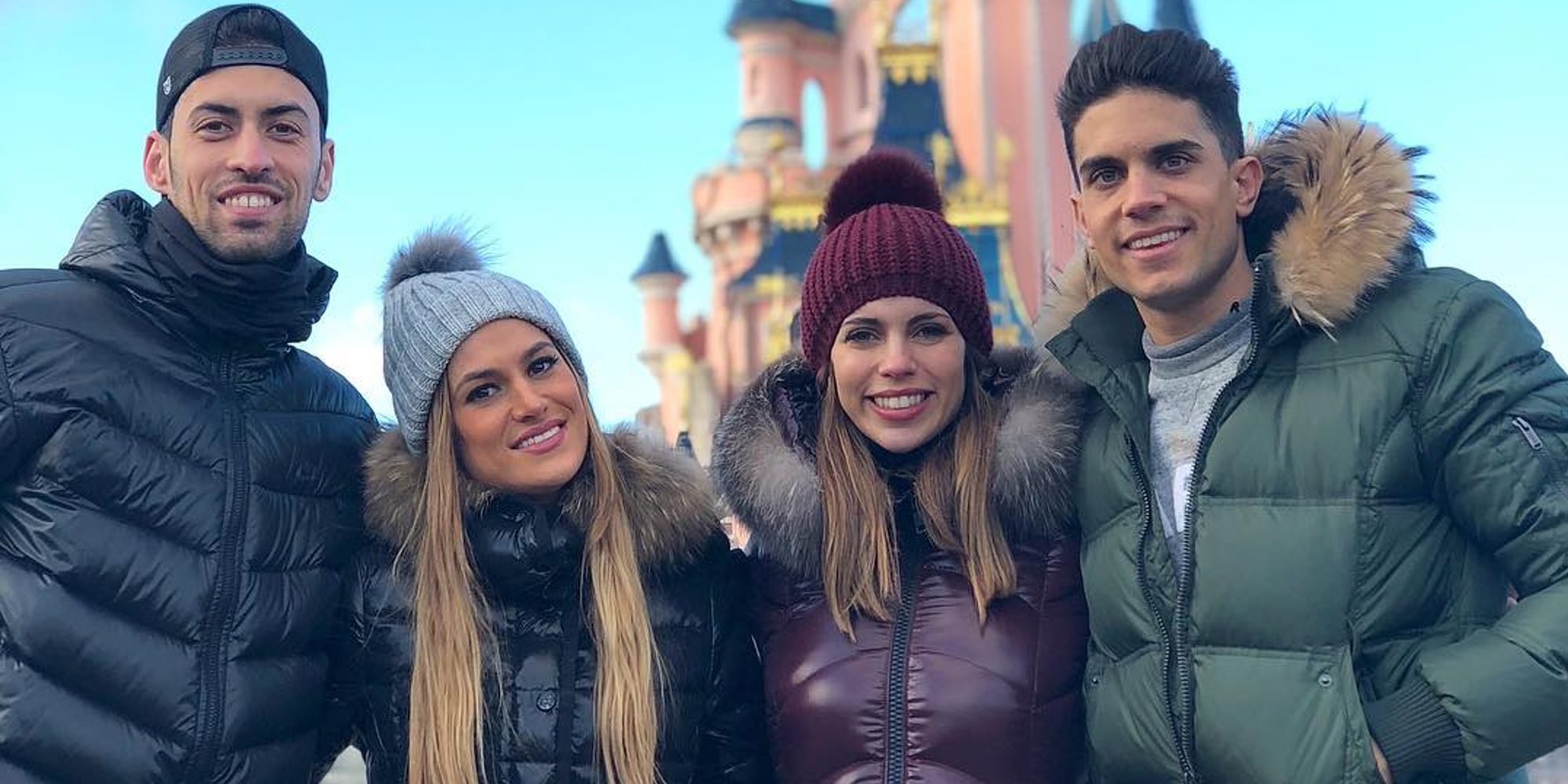 Melissa Jiménez y Marc Bartra comparten su viaje de enamorados con Busquets y su pareja