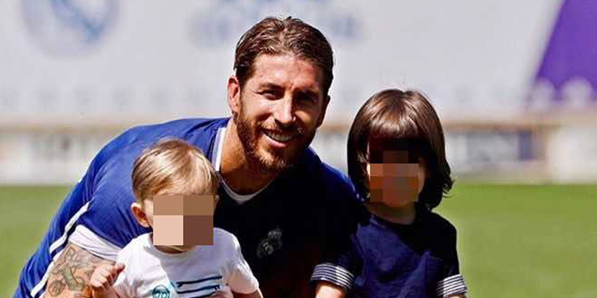 Sergio Ramos presume de las dotes interpretativas de su hijo Marco