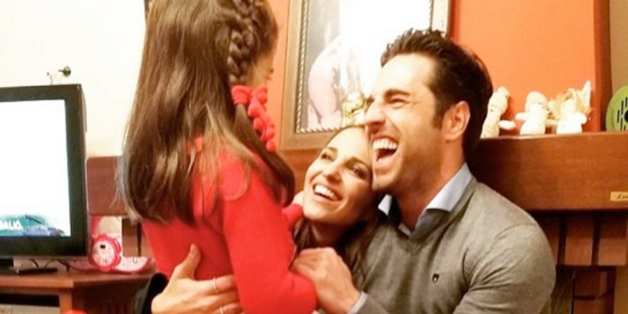 Paula Echevarría y David Bustamante se reencuentran para ver juntos la Cabalgata de Reyes con su hija