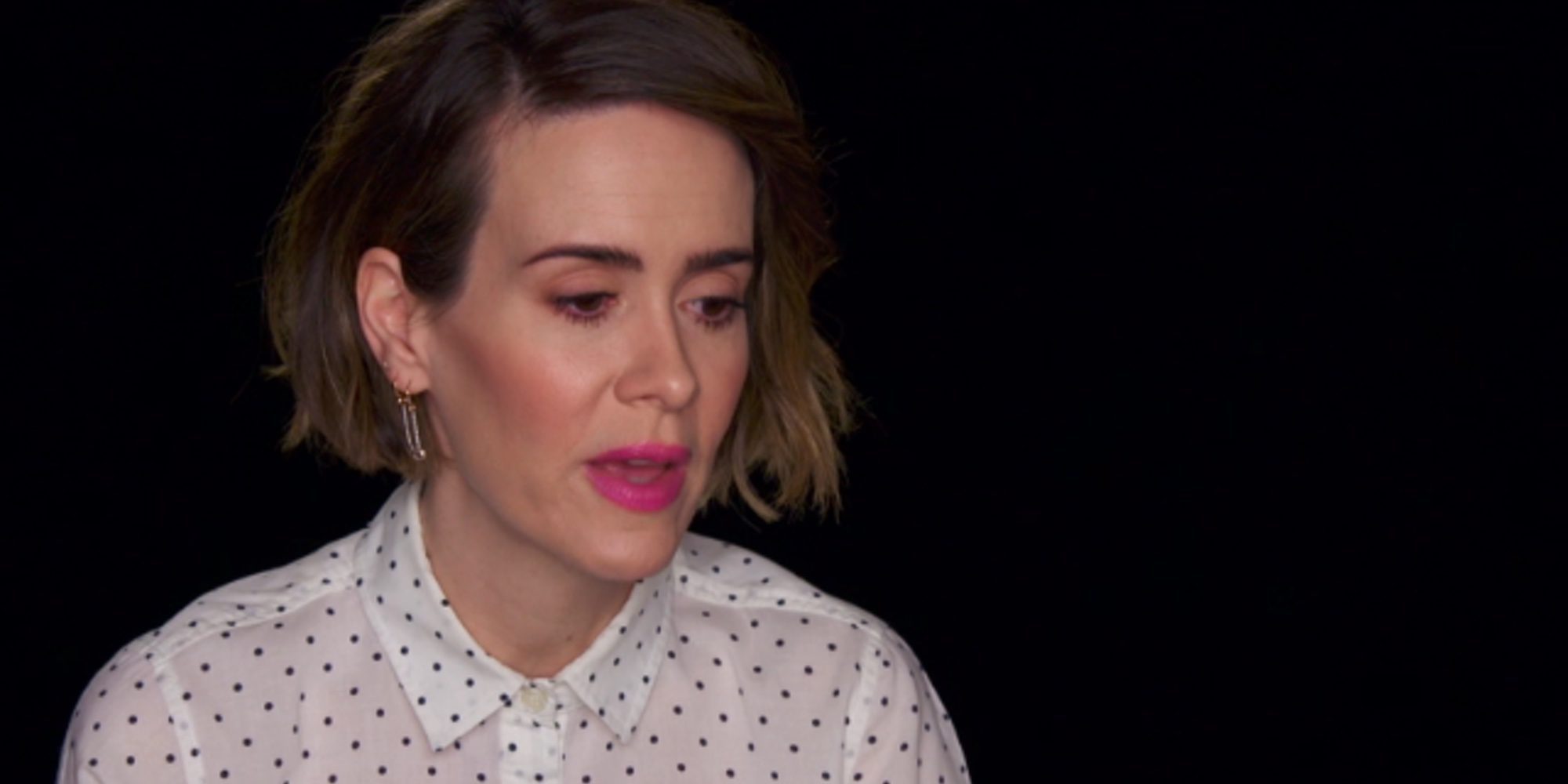 Sarah Paulson: "Lo que me sorprendió de trabajar con Steven Spielberg es lo gracioso e inquisitivo que es"