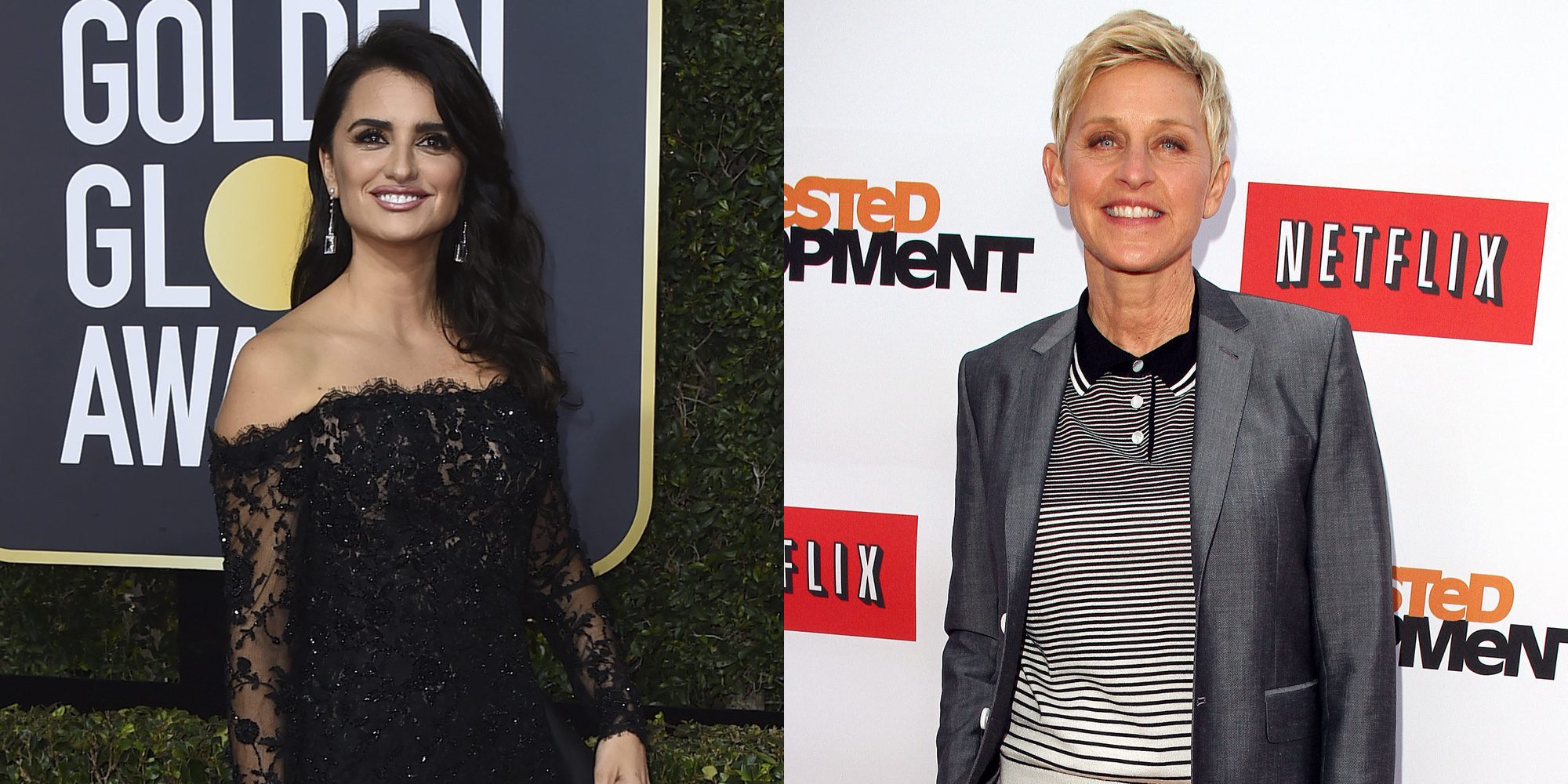 Penélope Cruz le enseña a Ellen DeGeneres hablar español y a decir "me cago en la leche"