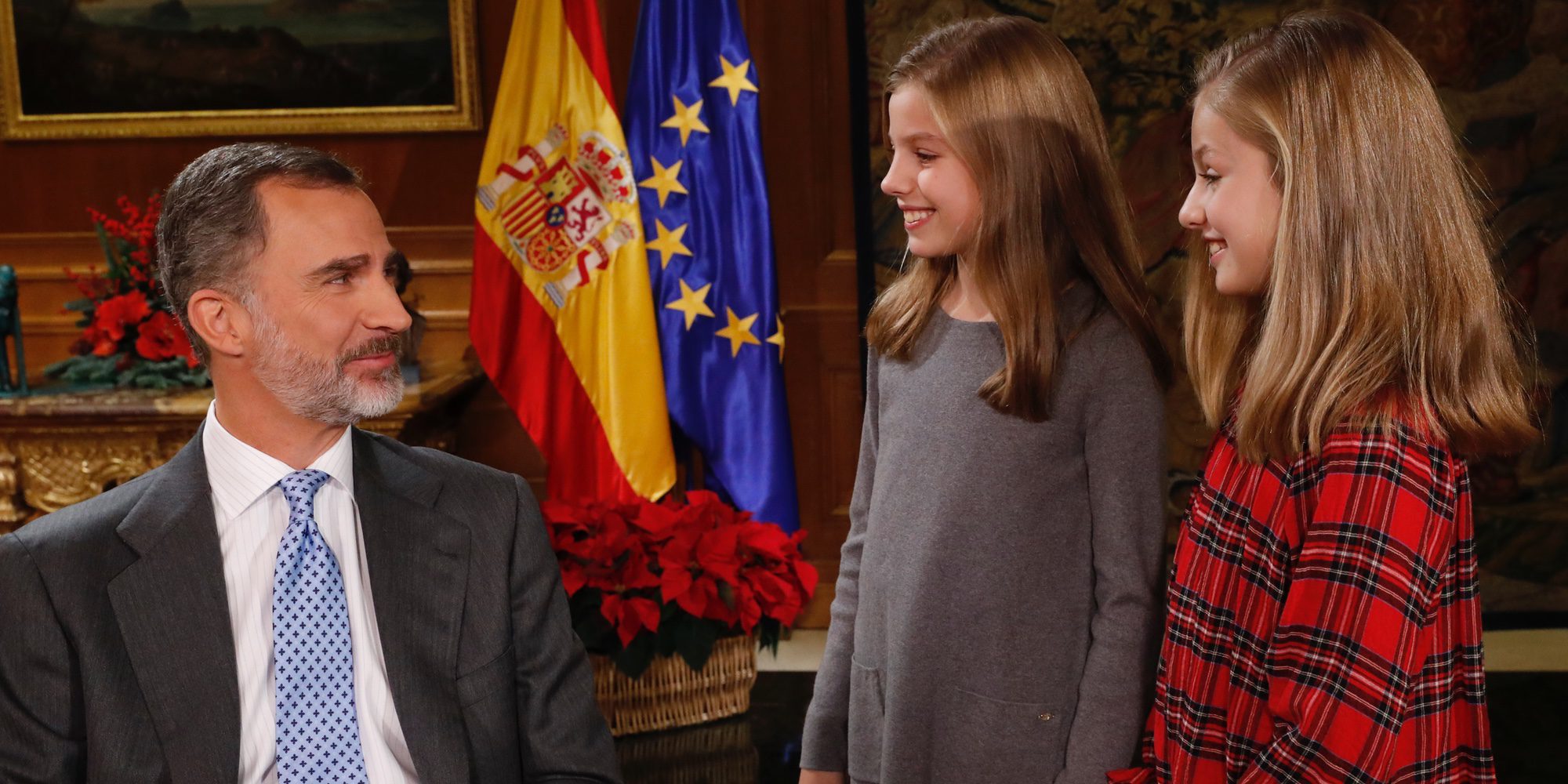 Los divertidos momentos de los Reyes Felipe y Letizia y de Leonor y Sofía: del masajito a "¿esto no lo vais a poner no?"