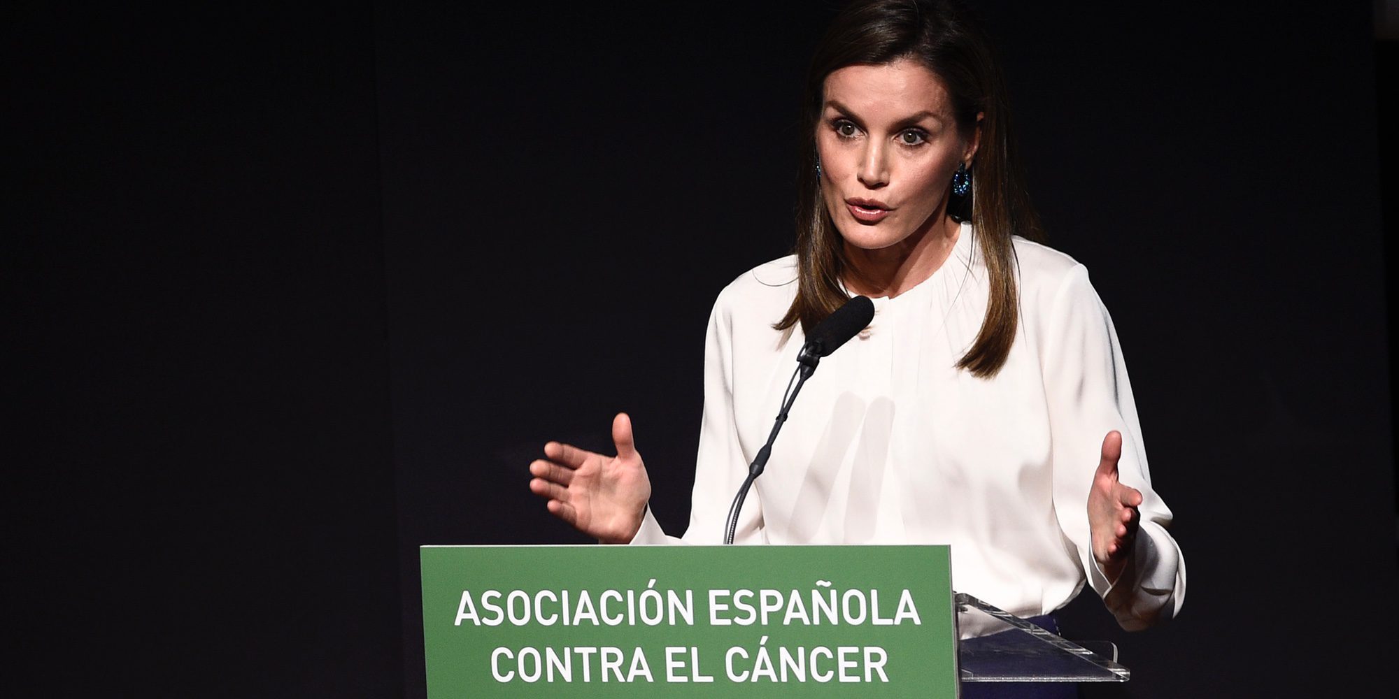 La Reina Letizia: "Una persona que quiero muchísimo acaba de ser diagnosticada con un cáncer complicado"