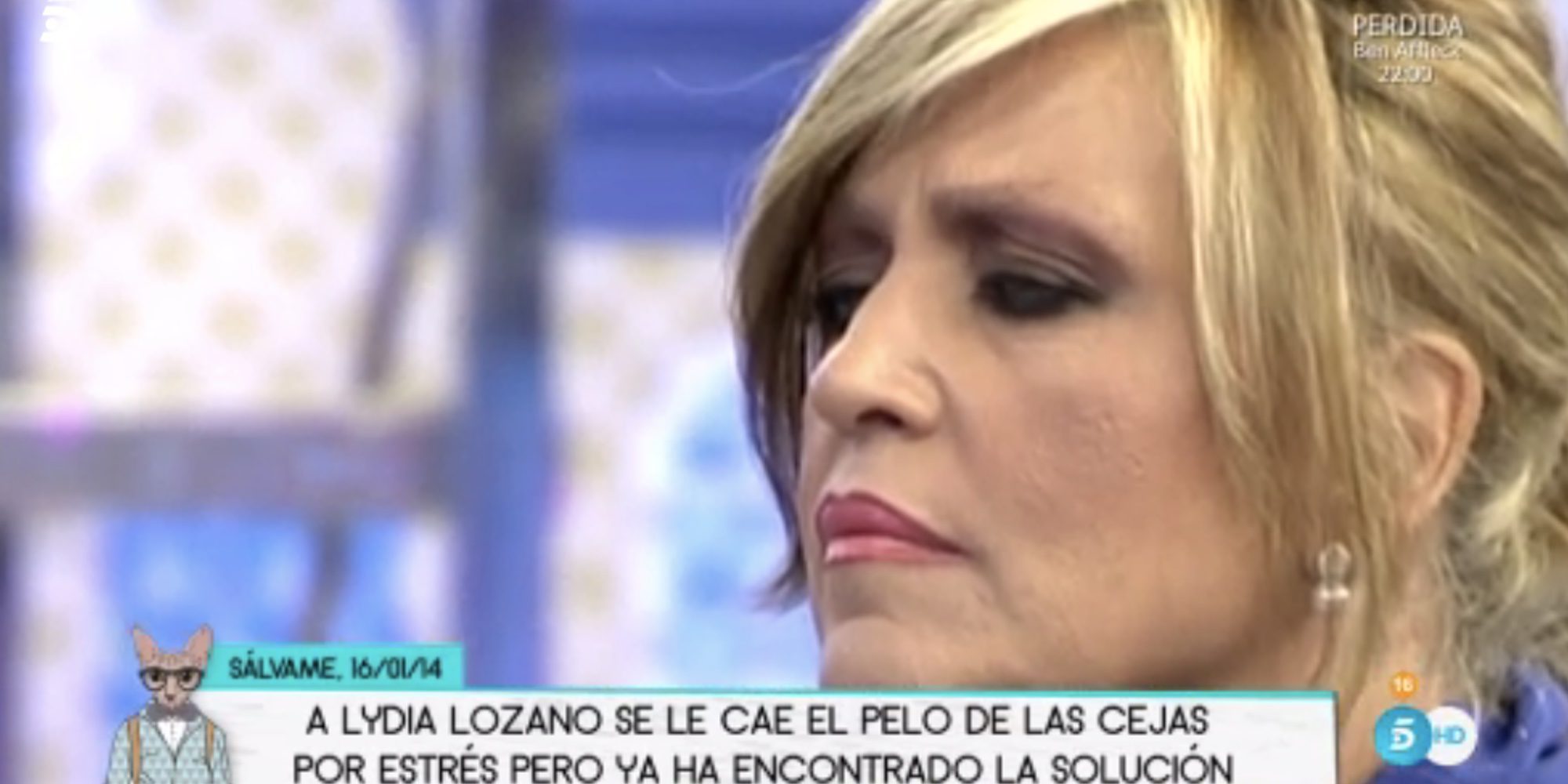 Lydia Lozano se somete a un tratamiento para recuperar sus cejas