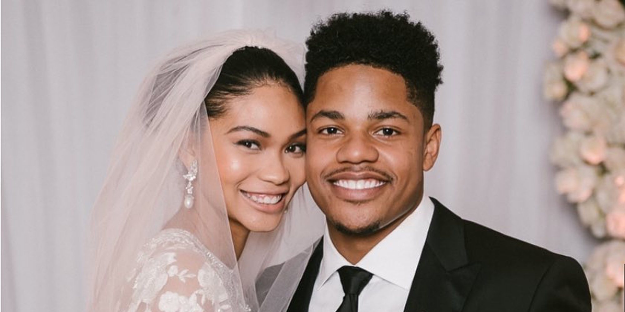 Chanel Iman y Sterling Shepard ya son marido y mujer