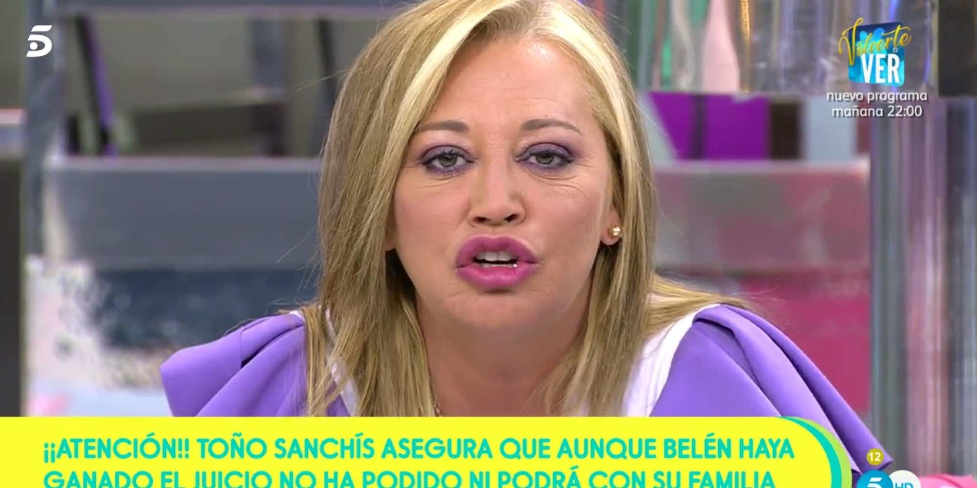 Belén Esteban advierte a Toño Sanchís: "El tiempo corre y esto ya va rápido. Suerte y al toro"