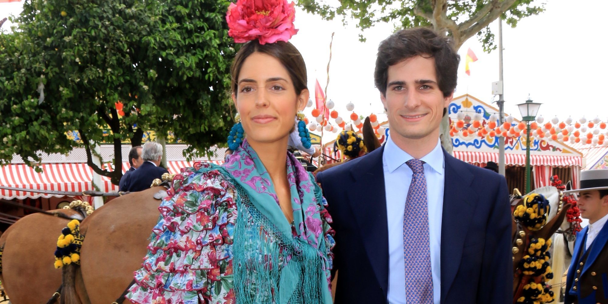 Fernando Fitz-James Stuart y Sofía Palazuelo disfrutan de la Feria de Abril tras anunciar su compromiso