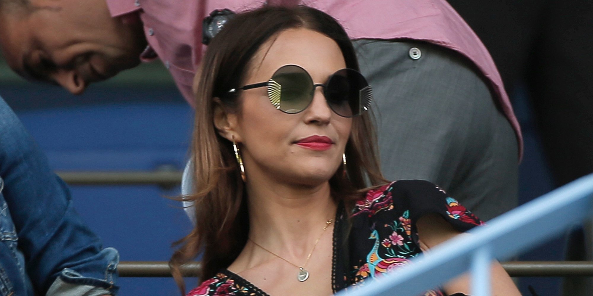 Paula Echevarría, la fan número uno de Miguel Torres durante su partido con el Málaga