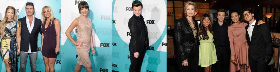 Britney Spears, Demi Lovato, Lea Michele y Chris Colfer, estrellas de los Upfronts de Fox 2012