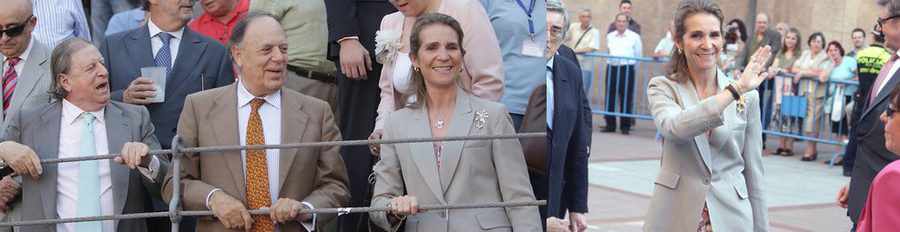 La Infanta Elena asiste a la Corrida de la Prensa junto a Feliciano López y los hermanos Falcó