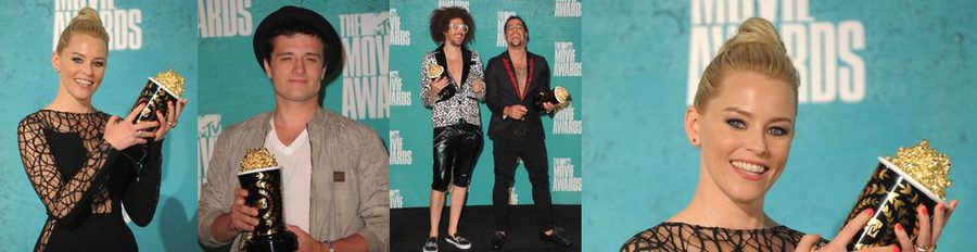 Emma Watson, Josh Hutcherson y el dúo LMFAO, entre los premiados en los MTV Movie Awards 2012