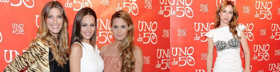 Laura Sánchez, Eva González, Claudia Ortiz y Marta Hazas, estrellas de la fiesta de Uno de 50