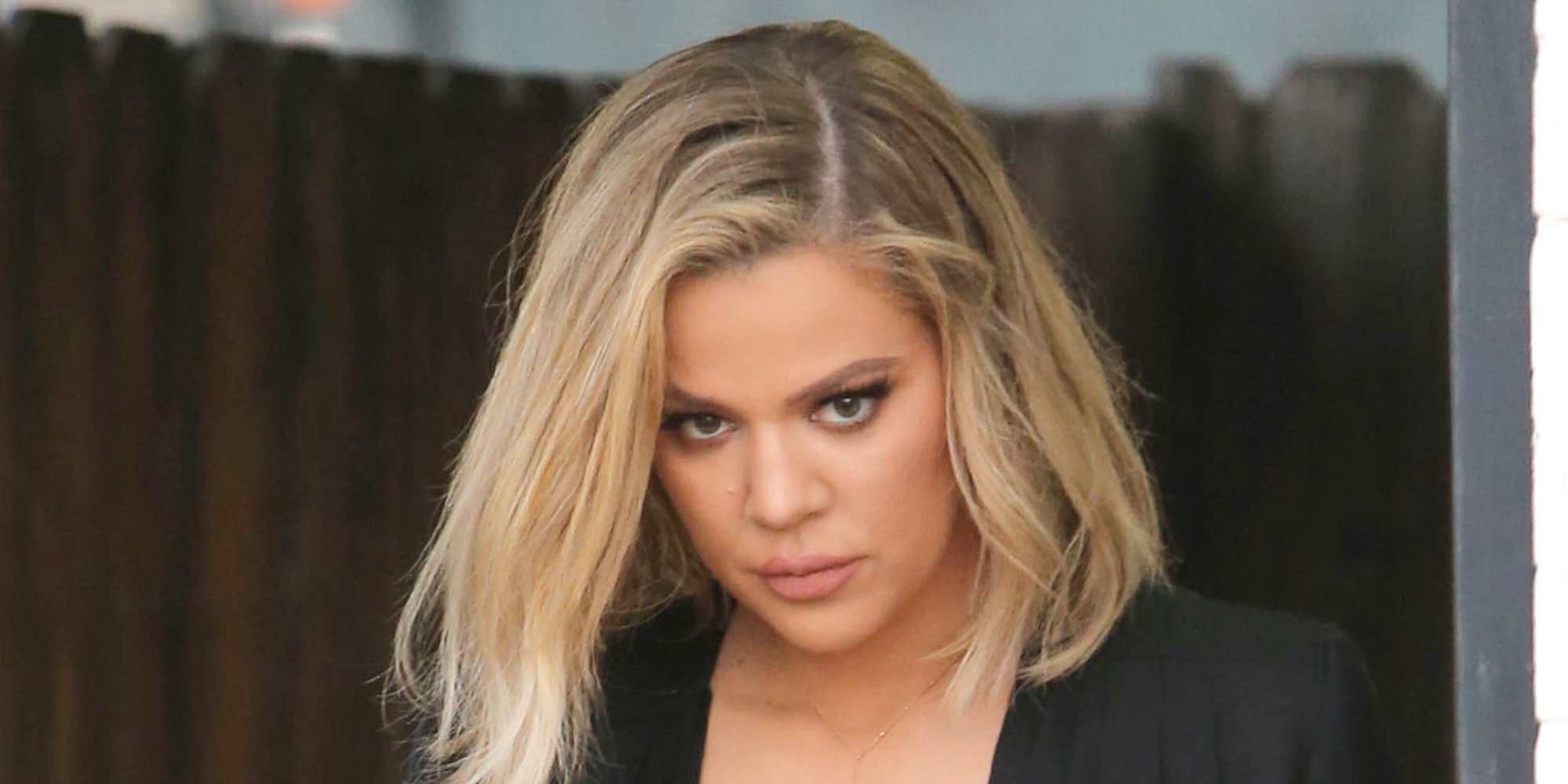 Khloe Kardashian, horrorizada al ver publicada su primera foto postparto