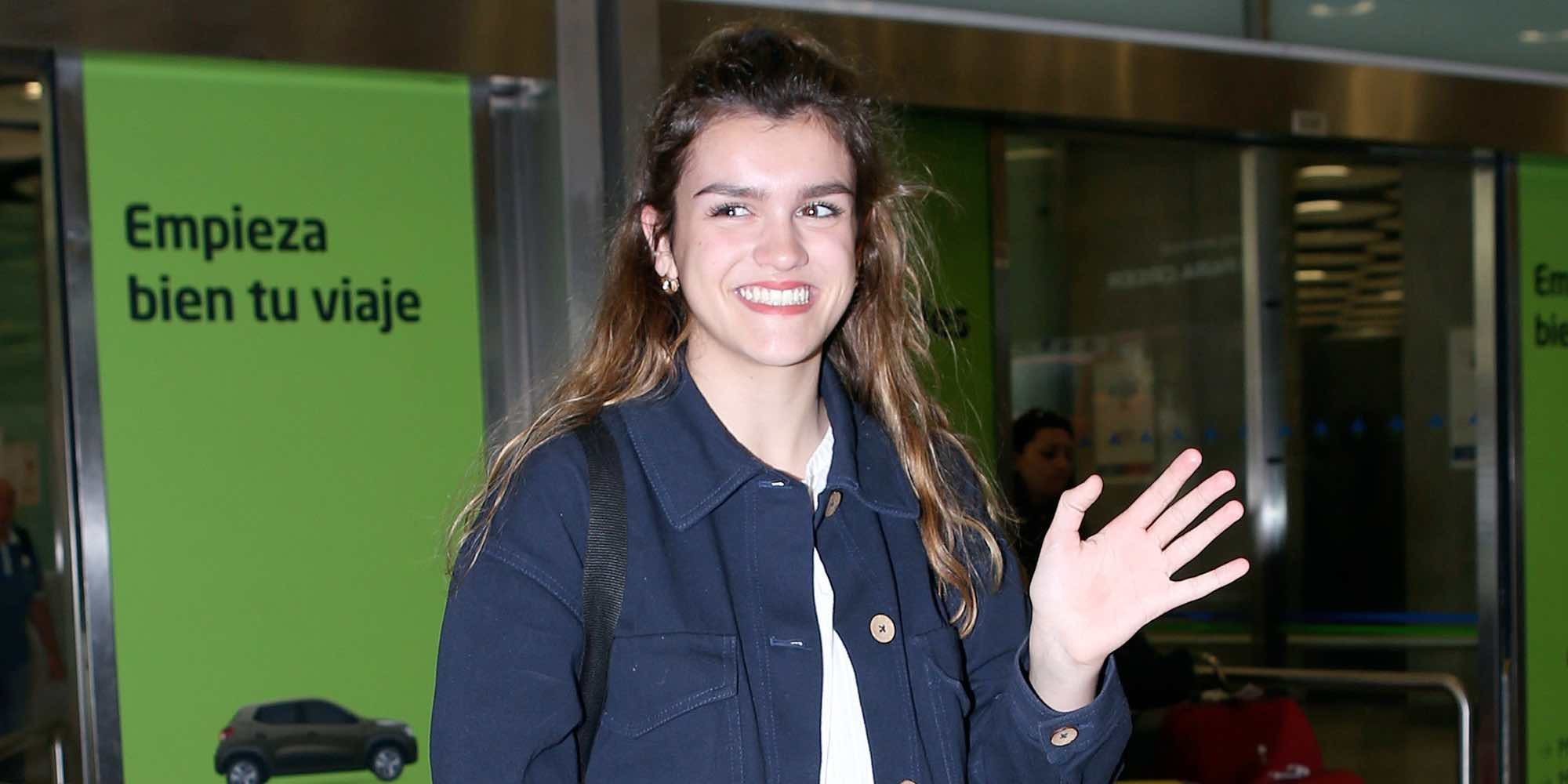 Amaia vuelve a casa muy feliz y optimista a pesar del puesto de 'Tu canción' en Eurovisión 2018