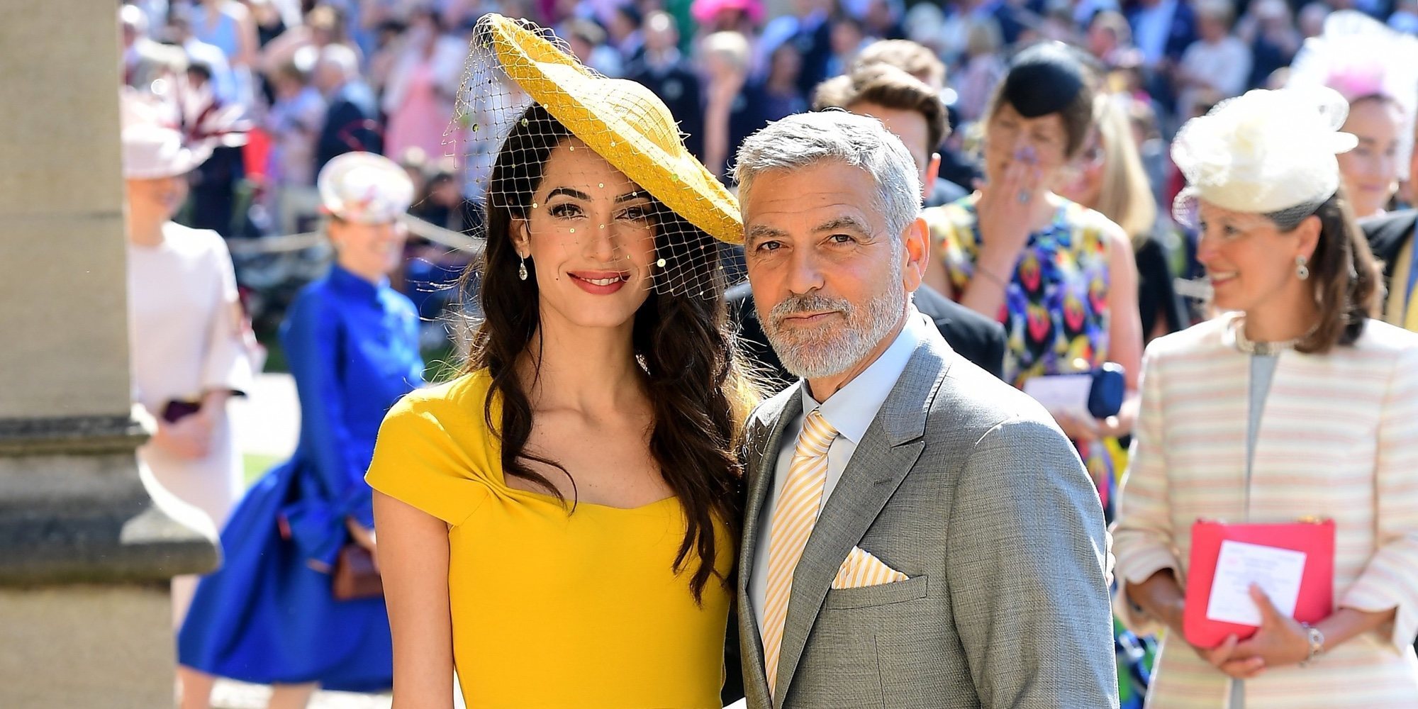 George Clooney y Amal Alamuddin, retenidos por la policía tras la boda del Príncipe Harry y Meghan Markle