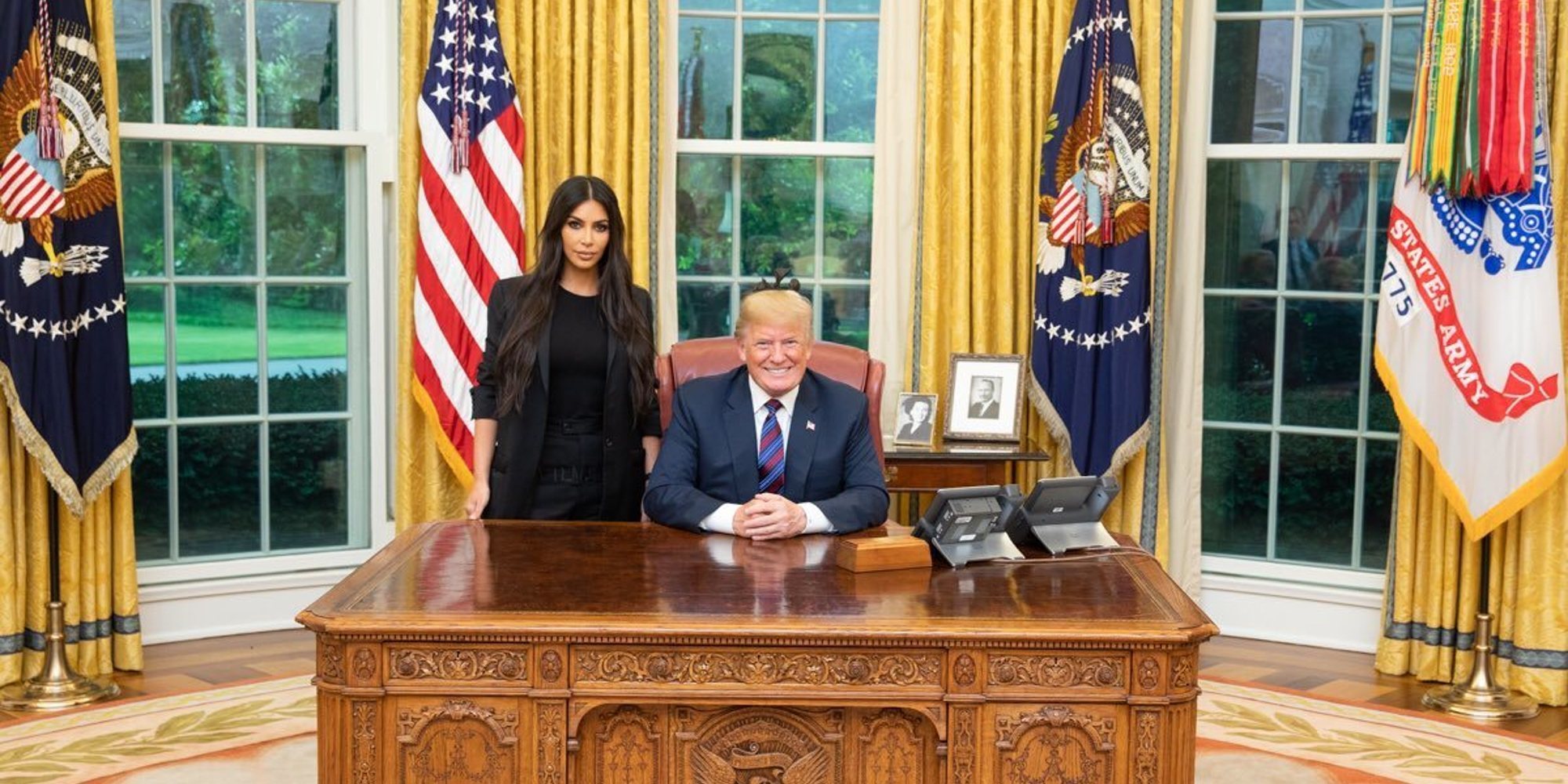 Kim Kardashian consigue en indulto para su amiga encarcelada tras reunirse con Donald Trump