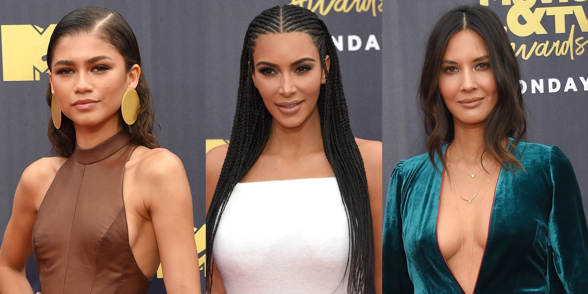 Kim Kardashian o Zendaya brillan en la alfombra roja de los MTV Movie & TV Awards 2018