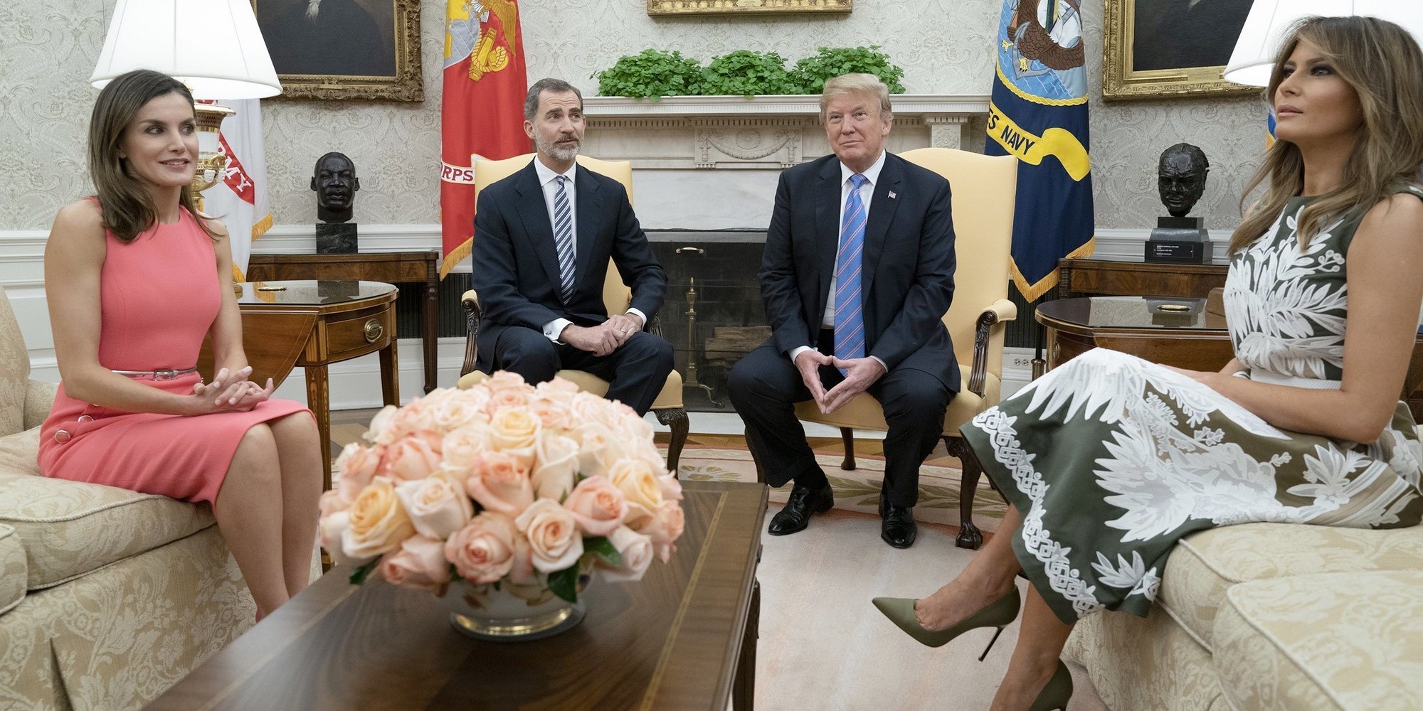 Los Trump ponen en apuros a los Reyes Felipe y Letizia: de la ocasión perdida a su bronca por el machismo