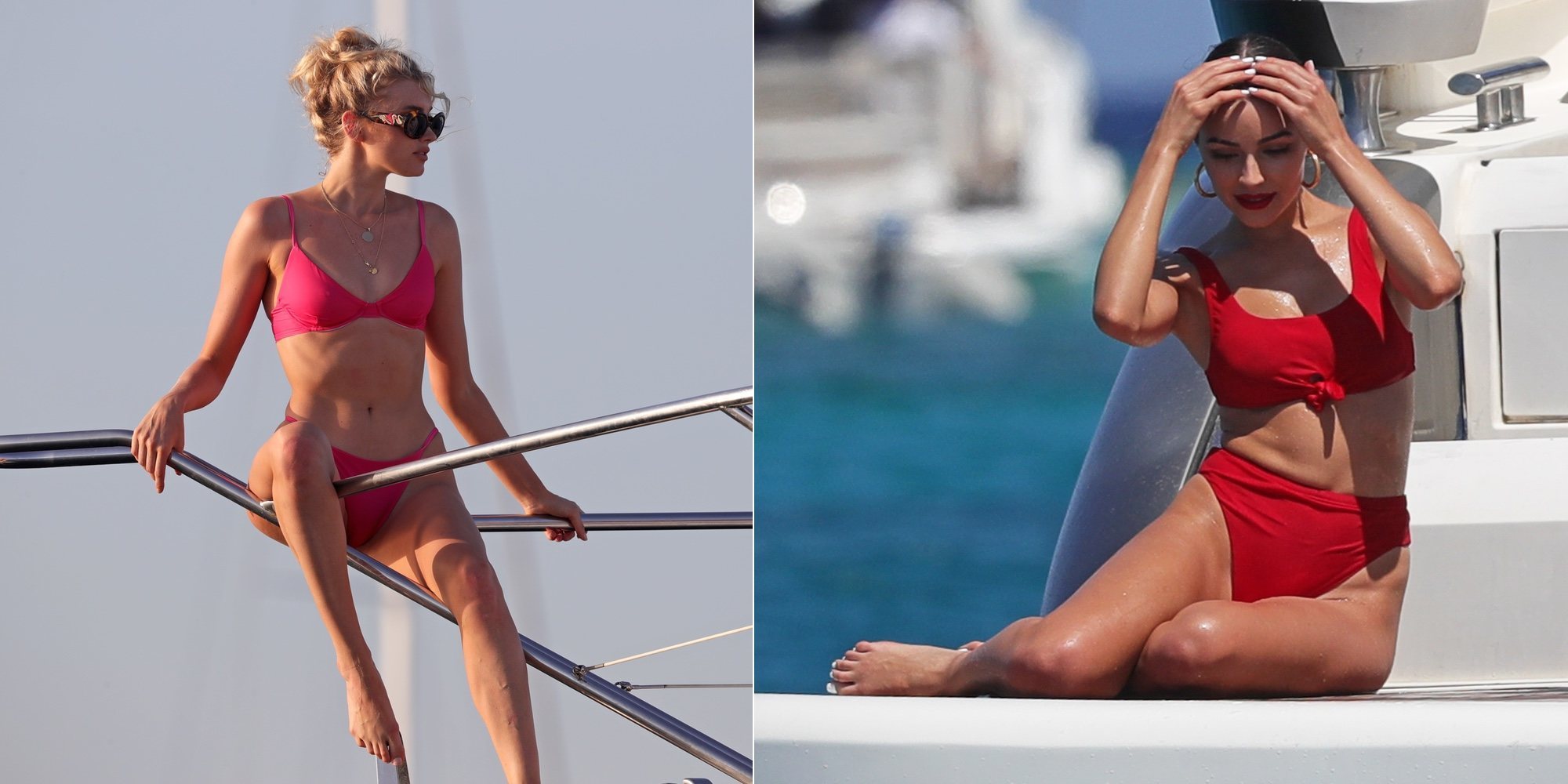 La divertida sesión de fotos de Olivia Culpo y Elsa Hosk en Formentera