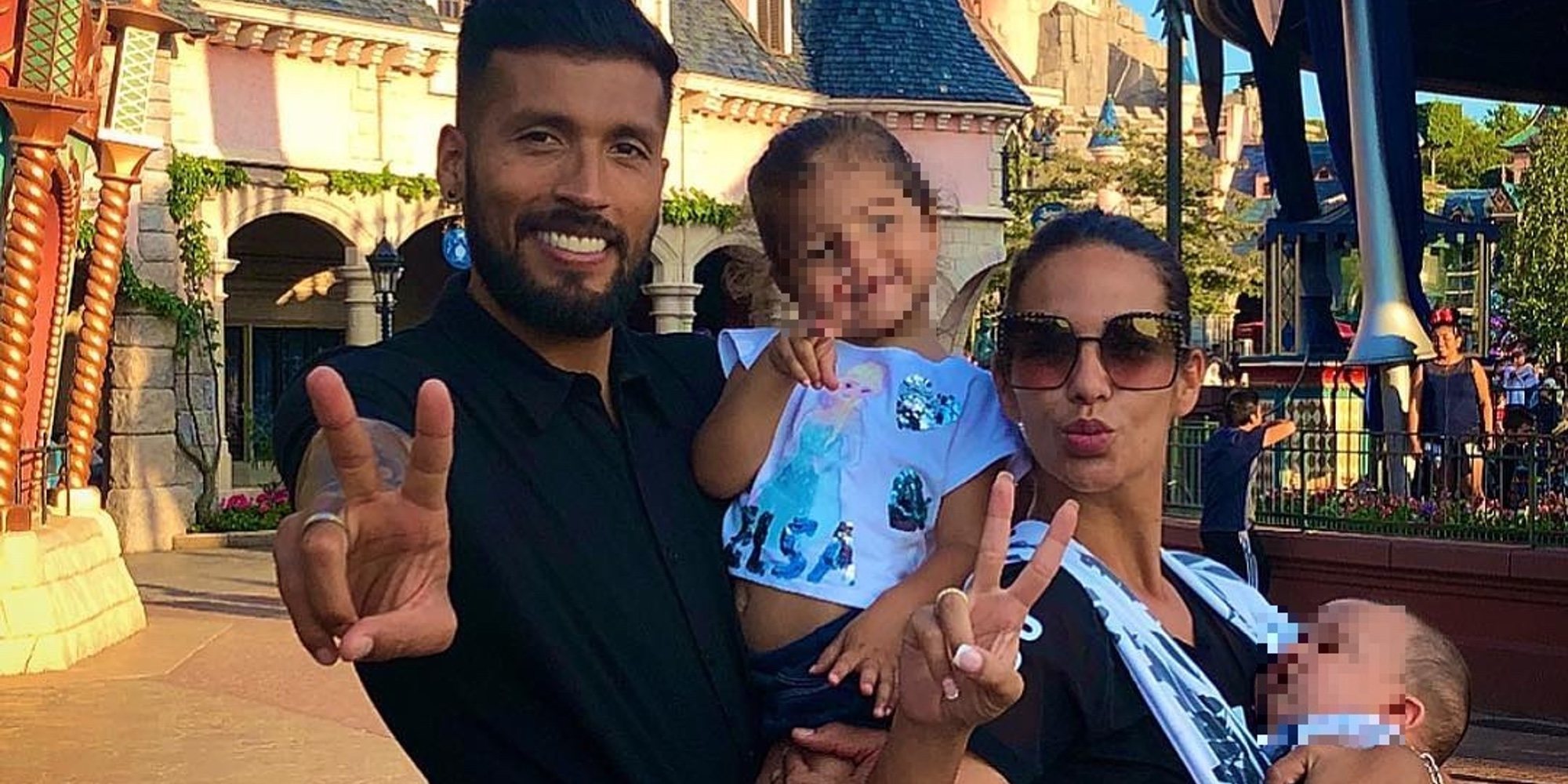 Las divertidas vacaciones familiares de Tamara Gorro y Ezequiel Garay en Disneyland París