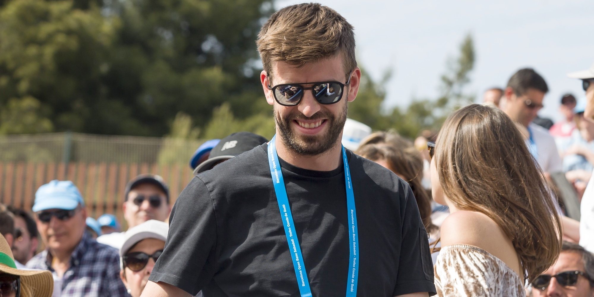 La sorprendente compañía de Gerard Piqué en Wimbledon