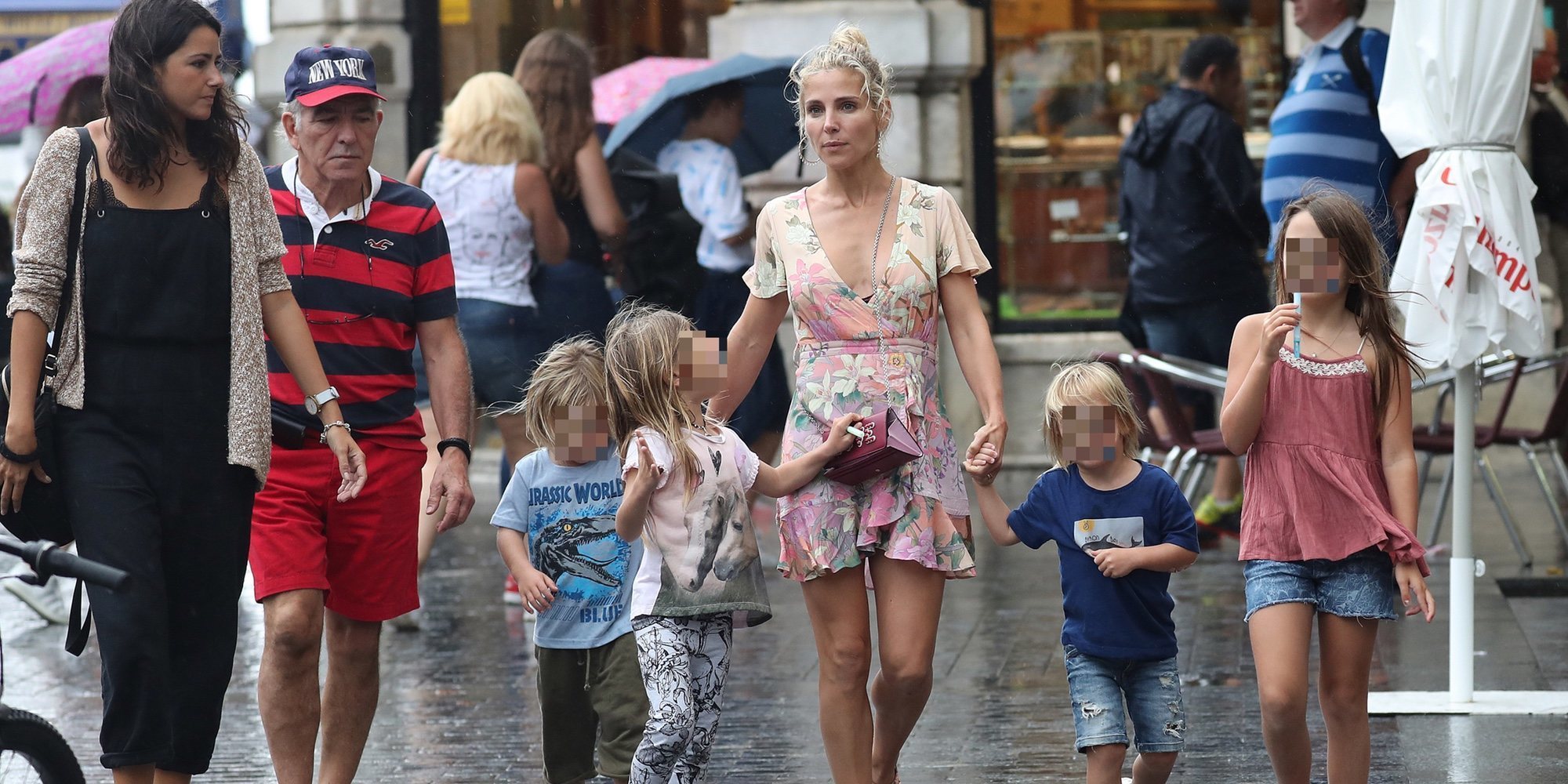 Chris Hemsworth y Matt Damon, solos por San Sebastián mientras Elsa Pataky se va de paseo con sus hijos