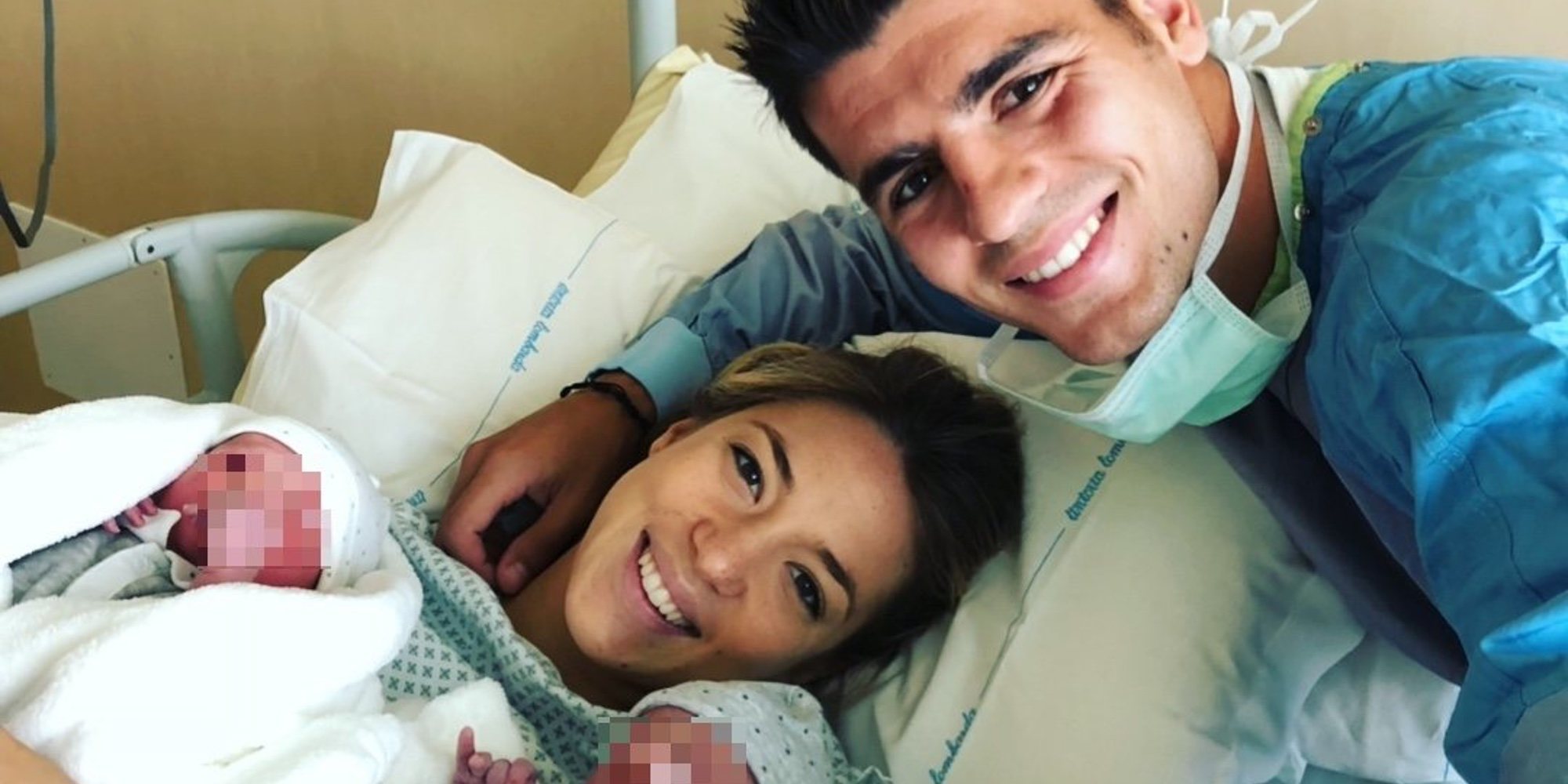 La nueva vida como papás de gemelos de Álvaro Morata y Alice Campello