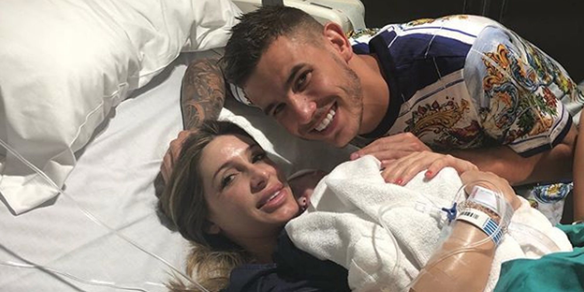 Lucas Hernández y Amelia de la Ossa se convierten en padres por primera vez