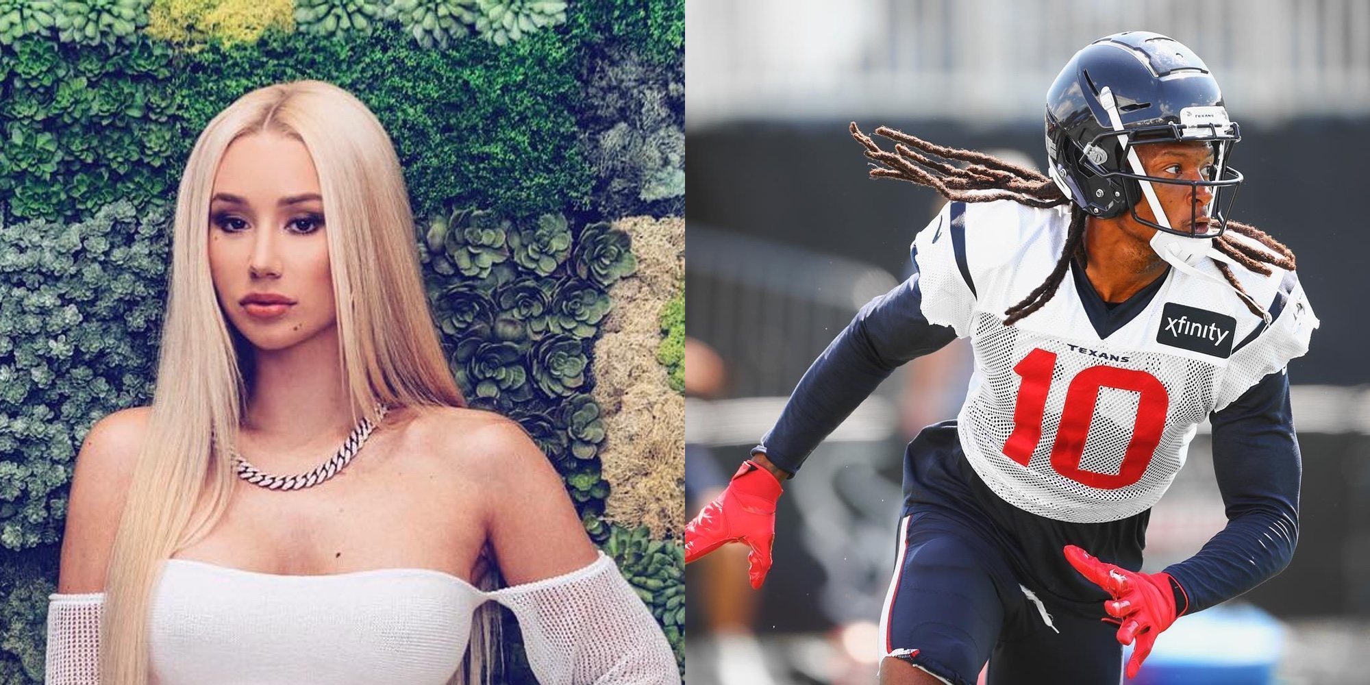 Iggy Azalea y DeAndre Hopkins están juntos