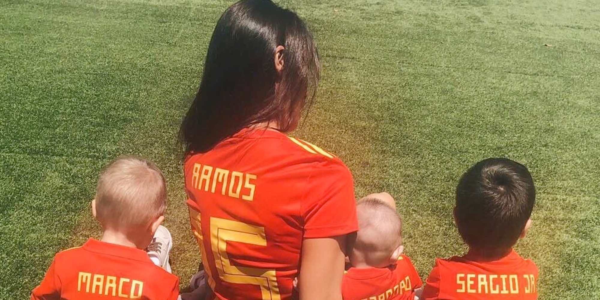 El divertido día en la granja escuela de Pilar Rubio con sus hijos Sergio y Marco Ramos